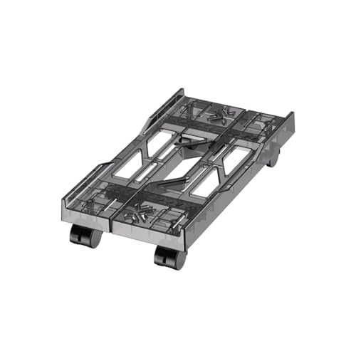 LJHFG63KUYT Büro PC-Ständer, Verstellbarer CPU-Tower-Ständer, mobiler CPU-Ständer mit 4 Lenkrollen, passend for die meisten PCs (mehrere Farben erhältlich) Zubehör(Schwarz) von LJHFG63KUYT