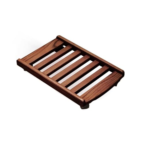 LJHFG63KUYT Büro PC-Ständer-Tower mit rollenden Lenkrollen, einfacher mobiler CPU-Ständer, Gaming-PC-Wagenhalter for das Home-Office unter dem Schreibtisch Zubehör(Walnut) von LJHFG63KUYT