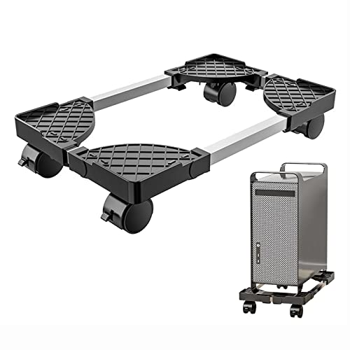 LJHFG63KUYT Büro PC-Tower-Ständer, Verstellbarer mobiler CPU-Ständer mit rollenden Lenkrollen, Boden-PC-Host-Halterung for Desktop-PC-Gehäuse, passend for das Heimbüro unter dem Schreibtisch Zubehör LJHFG63KUYT Büro PC-Tower-Ständer, Verstellbarer mobiler CPU-Ständer mit rollenden Lenkrollen, Boden-PC-Host-Halterung for Desktop-PC-Gehäuse, passend for das Heimbüro unter dem Schreibtisch Zubehör von LJHFG63KUYT