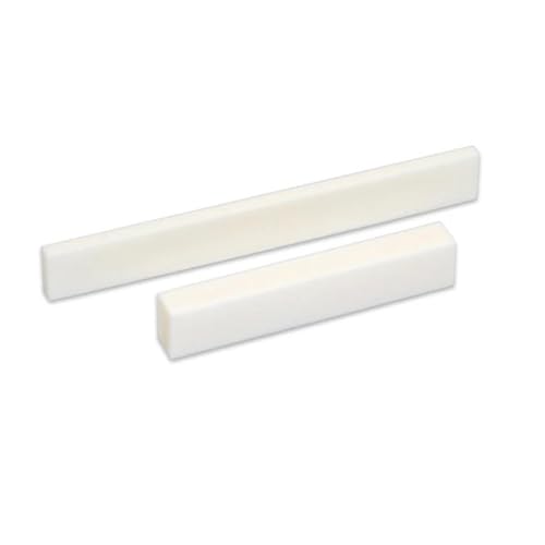 Gitarre Steg Sattel 1 Set Gitarre Bass Brücke Sattel Blank Knochen Mutter Für LP Folk Klassische von LJRRTYQ