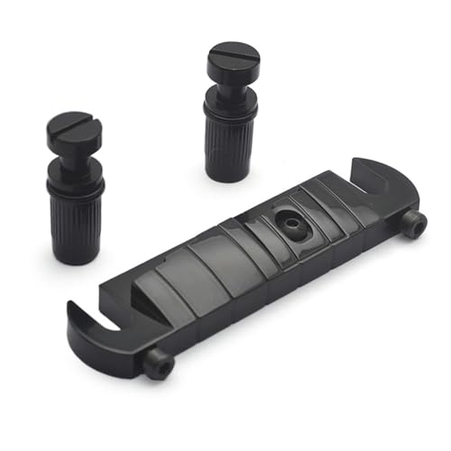 Gitarre Steg Sattel 6-saitiger Steg-Saitenhalter Für LP-E-Gitarre(Black) von LJRRTYQ