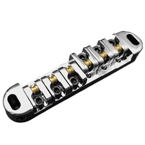 Gitarre Steg Sattel Brücke Mit 2 Bolzen Für LP-E-Gitarrenteile Gitarre Steg Sattel Brücke Mit 2 Bolzen Für LP-E-Gitarrenteile von LJRRTYQ