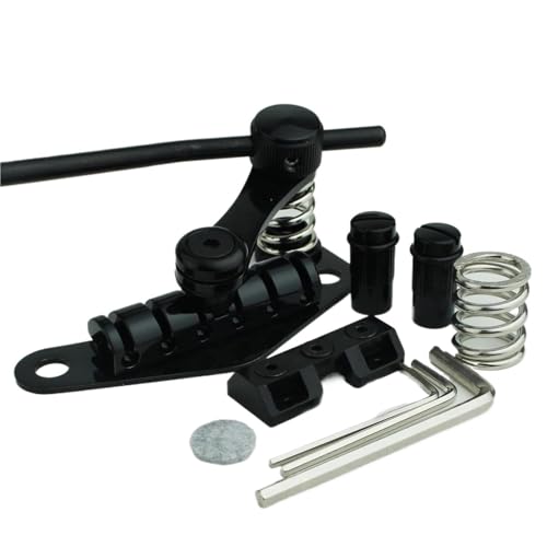 Gitarre Steg Sattel Brücke Mit Schrauben Stop Bar Saitenhalter Tremolo Schwarz Verriegelungsklemme Für LP SG E-Gitarre(Black) von LJRRTYQ