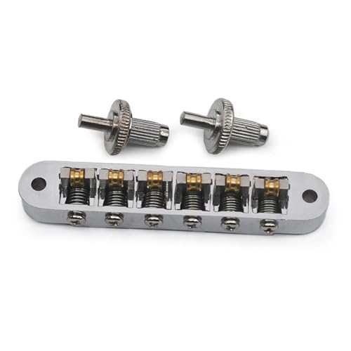 Gitarre Steg Sattel Der Bridge-Saitenhalter Mit Rollenhebeschraube Ist Für LP-E-Gitarren Geeignet(Silver) von LJRRTYQ