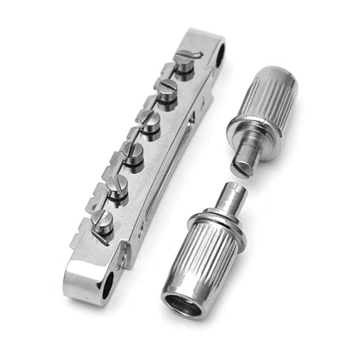 Gitarre Steg Sattel Der Saitenhalter Am Vorderen Saitensteg Ist Für LP-EPI-E-Gitarren Geeignet(Silver) von LJRRTYQ