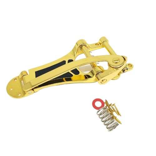 Gitarre Steg Sattel Die Big Tremolo Tailpiece Tremolo Bridge Ist Für LP-E-Gitarre Geeignet(Gold) von LJRRTYQ