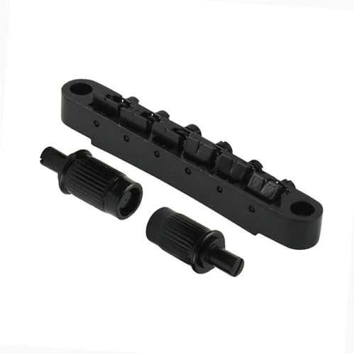 Gitarre Steg Sattel Für E-Gitarre Im LP-Stil 11 Mm Feste Brücke(Black) von LJRRTYQ