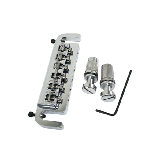 Gitarre Steg Sattel Geeignet Für LP-E-Gitarre Mit Code Bridge(Silver) von LJRRTYQ