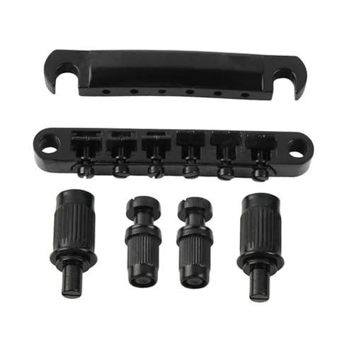 Gitarre Steg Sattel Saitenhalter Für Die Metallbrücke Für LP-E-Gitarre(Black) von LJRRTYQ