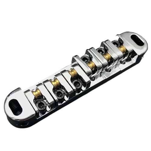 Gitarre Steg Sattel Steg Mit 2 Bolzen Für LP-E-Gitarre Gitarre Steg Sattel Steg Mit 2 Bolzen Für LP-E-Gitarre von LJRRTYQ