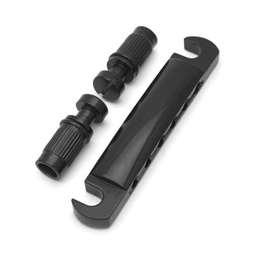 Gitarre Steg Sattel Unterer Steg-Saitenhalter Für Lp EPI E-Gitarre Mit Pfosten(Black) von LJRRTYQ