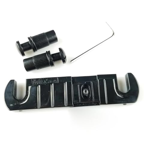 Gitarre Steg Sattel Wraparound Bridge Saitenhalter Für LP E-Gitarre(Black) von LJRRTYQ