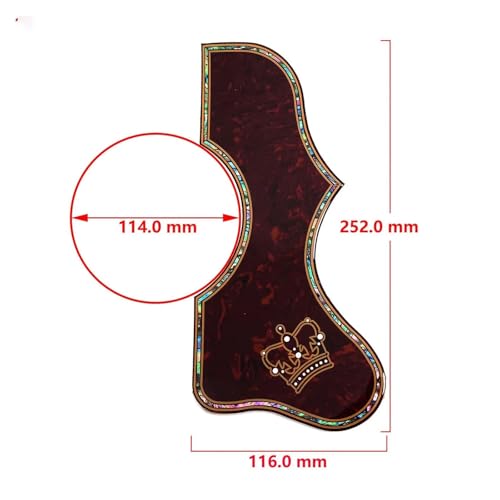 Gitarren-Schlagbrettaufkleber J200 SJ 200 Gitarren-Schlagbrett Universell Passend Für 41–42 Zoll Gitarre(3) von LJRRTYQ