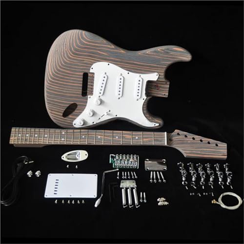 Gitarrenkorpus 40 Zoll DIY E-Gitarren-Bausatz Mit Korpus Aus Zebranoholz Hals Und Griffbrett Aus Zebranoholz 22 Bünde SSS-Tonabnehmer Gitarrenkorpus 40 Zoll DIY E-Gitarren-Bausatz Mit Korpus Aus Zebranoholz Hals Und Griffbrett Aus Zebranoholz 22 Bünde SSS-Tonabnehmer von LJRRTYQ