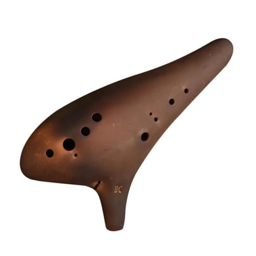 Okarina 12 Löcher Keramik Ocarina Bass C Key BC Professionelle Ocarinas Flöte Musikinstrumentierung von LJRRTYQ