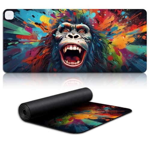 Gaming Mouse Mats for Mouse Game Chimpanzee Magical Large Gaming Mouse Pad/Mat Electric Warm Mouse Mat Desk Mat (70x31x0.3) cm 3 Auto Shut-Off Levels von LJSPTU