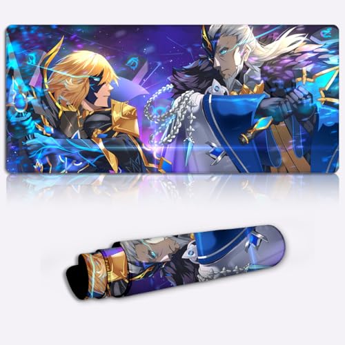 LJSPTU Tastaturpad für Computer Genshin Impact Dainsleif XL Gaming Mauspad (80 x 30 x 0,3) cm Extra große Gaming Matte Desktop Pad geeignet für Gamer von LJSPTU