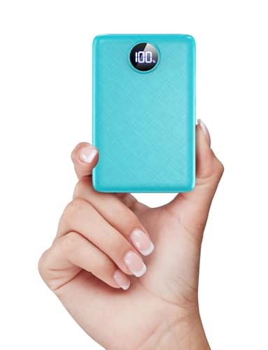Power Bank, 22.5 W 15000 mAh Mini Power Bank, Fast Charging USB-C Portable Charger, PD 3.0 QC 3.0 External Mobile Phone Batteries, 6 Outputs & 3 Inputs, Compatible with iPhone, Tablet and More von LKOUY