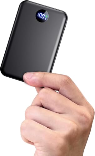 Power Bank, 22.5W Mini PowerBank 15000mAh(USB-C Input & Output), PD 3.0 QC 3.0 Externe Handyakkus mit LED Display, Kompatibel mit iPhone 16 15 14 13 12 Pro Max und mehr von LKOUY