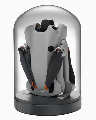 LKTOP Mini 4 Pro/3 Pro/3 Drohnen-Display-Ständer für DJI Mini 4/3 Serie Zubehör, Glashalter-Basis, Kuppel, staubdichte Abdeckung für Aufbewahrung/Sammlung/Geschenk/Heimdekoration, keine Ladefunktion LKTOP Mini 4 Pro/3 Pro/3 Drohnen-Display-Ständer für DJI Mini 4/3 Serie Zubehör, Glashalter-Basis, Kuppel, staubdichte Abdeckung für Aufbewahrung/Sammlung/Geschenk/Heimdekoration, keine Ladefunktion von LKTOP