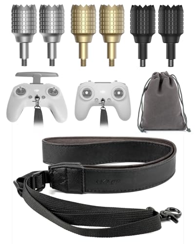 LKTOP Umhängeband und Joysticks für DJI Avata/Avata 2/FPV Drohne, O3 Air Unit, 127,7 - 160,2 cm, verstellbares PU-Leder-Umhängeband für DJI FPV-Fernbedienung, 3/2-Zubehör LKTOP Umhängeband und Joysticks für DJI Avata/Avata 2/FPV Drohne, O3 Air Unit, 127,7 - 160,2 cm, verstellbares PU-Leder-Umhängeband für DJI FPV-Fernbedienung, 3/2-Zubehör von LKTOP