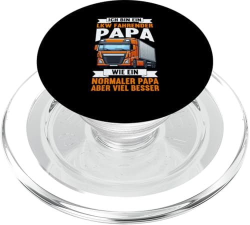 Bin Ein Lkw Fahrender Papa Wie Ein Normaler Papa Vatertag PopSockets PopGrip für MagSafe Bin Ein Lkw Fahrender Papa Wie Ein Normaler Papa Vatertag PopSockets PopGrip für MagSafe von LKW Fahrer Vater Papa Geschenke Zubehör Sprüche
