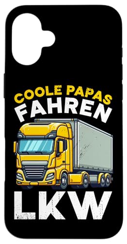 Coole Papas Fahren LKW Vatertag Lkw Fahrer Papa Spruch Hülle für iPhone 16 Plus Coole Papas Fahren LKW Vatertag Lkw Fahrer Papa Spruch Hülle für iPhone 16 Plus von LKW Fahrer Vater Papa Geschenke Zubehör Sprüche