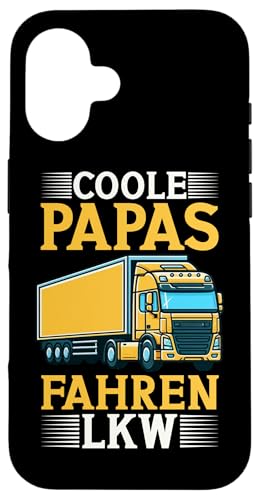 Coole Papas Fahren Lkw Fernfahrer Vatertag Sattelzug Trucker Hülle für iPhone 16 Coole Papas Fahren Lkw Fernfahrer Vatertag Sattelzug Trucker Hülle für iPhone 16 von LKW Fahrer Vater Papa Geschenke Zubehör Sprüche