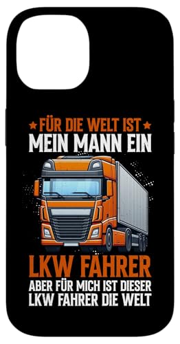 Für Die Welt Ist Mein Mann Ein Lkw Fahrer Papa Männer Hülle für iPhone 14 Für Die Welt Ist Mein Mann Ein Lkw Fahrer Papa Männer Hülle für iPhone 14 von LKW Fahrer Vater Papa Geschenke Zubehör Sprüche
