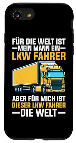 Papas Fahren Lkw Fernfahrer Vatertag Sattelzug Trucker Hülle für iPhone SE (2020) / 7 / 8 von LKW Fahrer Vater Papa Geschenke Zubehör Sprüche