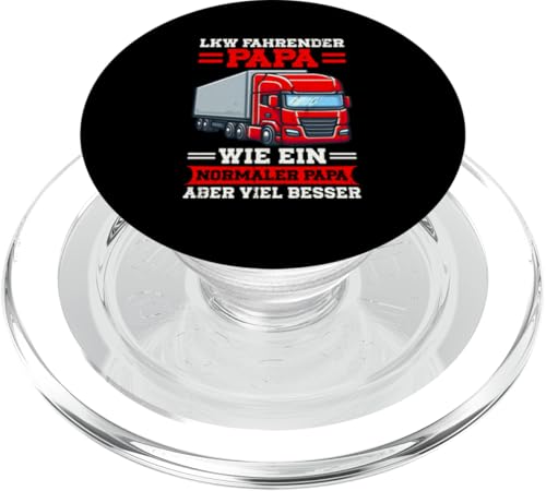 Papas Fahren Lkw Fernfahrer Vatertag Sattelzug Trucker PopSockets PopGrip für MagSafe Papas Fahren Lkw Fernfahrer Vatertag Sattelzug Trucker PopSockets PopGrip für MagSafe von LKW Fahrer Vater Papa Geschenke Zubehör Sprüche