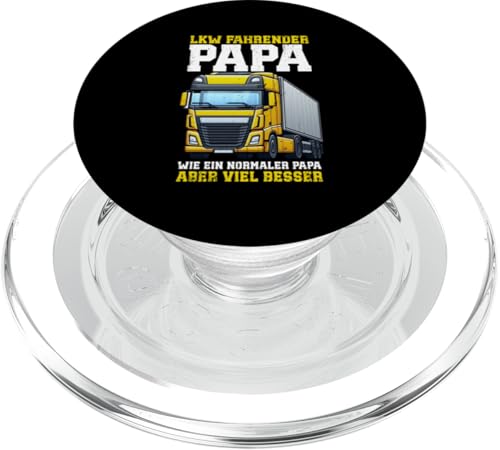 Papas Fahren Lkw Fernfahrer Vatertag Sattelzug Trucker PopSockets PopGrip für MagSafe Papas Fahren Lkw Fernfahrer Vatertag Sattelzug Trucker PopSockets PopGrip für MagSafe von LKW Fahrer Vater Papa Geschenke Zubehör Sprüche