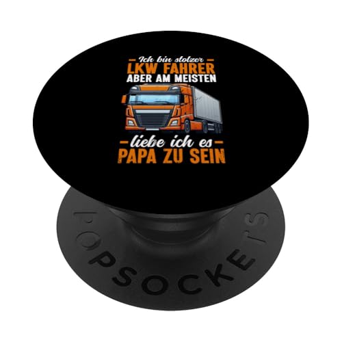 Stolzer LKW Fahrer Am Meisten Liebe Ich Es Papa Zu Sein PopSockets Klebender PopGrip Stolzer LKW Fahrer Am Meisten Liebe Ich Es Papa Zu Sein PopSockets Klebender PopGrip von LKW Fahrer Vater Papa Geschenke Zubehör Sprüche