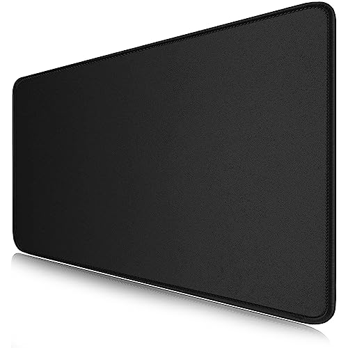 LL-COEUR XXL Schwarz Mauspad Gaming Mouse Mat Laptops Schreibtischunterlage Desk Pad (1000 x 500 x 3 mm) von LL-COEUR