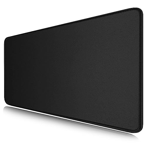 LL-COEUR XXL Schwarz Mauspad Gaming Mouse Mat Laptops Schreibtischunterlage Desk Pad (1200 x 500 x 3 mm) von LL-COEUR