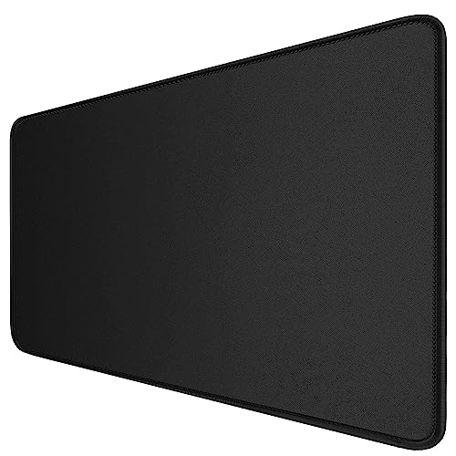 LL-COEUR XXL Schwarz Mauspad Gaming Mouse Mat Laptops Schreibtischunterlage Desk Pad (1400 x 600 x 3 mm) von LL-COEUR