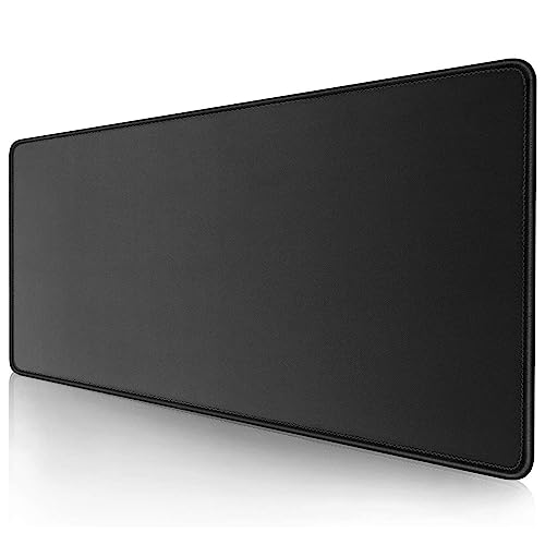 LL-COEUR XXL Schwarz Mauspad Gaming Mouse Mat Laptops Schreibtischunterlage Desk Pad (700 x 300 x 3 mm) von LL-COEUR