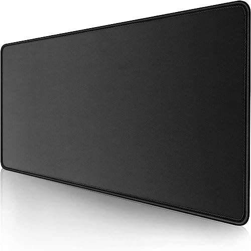 LL-COEUR XXL Schwarz Mauspad Gaming Mouse Mat Laptops Schreibtischunterlage Desk Pad (700 x 400 x 3 mm) von LL-COEUR