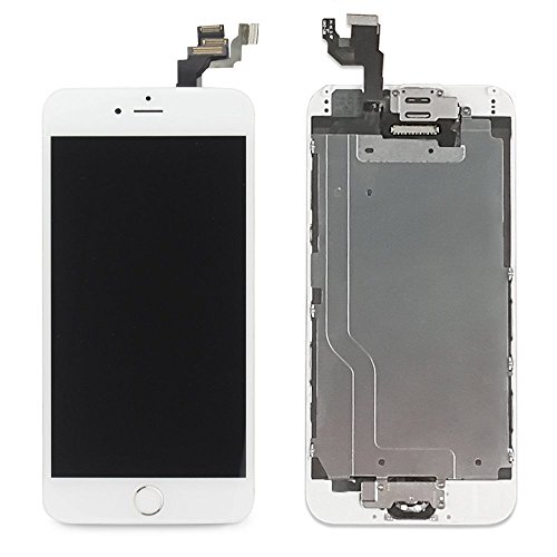 LL TRADER Display für iPhone 6, LCD, 4,7 Zoll (11,9 cm), Touchscreen, Digitizer, kompletter Bildschirm mit Home-Taste, Näherungssensor, für Kamera, Ohr, Lautsprecher, Reparaturwerkzeug von LL TRADER