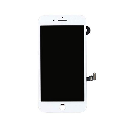 LL TRADER Display für Phone 7 Plus Weiß 5,5-Zoll LCD Touchscreen Ersatz Digitizer-Volldisplay mit Frontkamera, Näherungssensor, Ohrlautsprecher und Reparaturwerkzeugen von LL TRADER