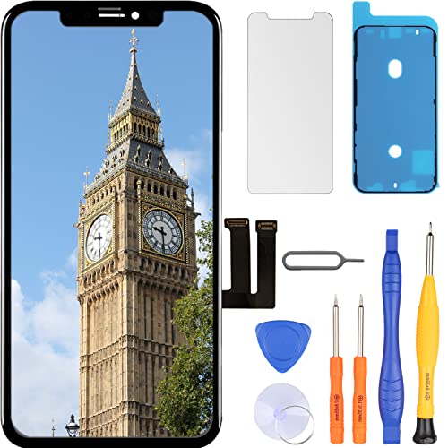 LL Trader Bildschirm für iPhone 11 LCD 6,1 Zoll FHD Ersatz-Touchscreen 3D Touch Digitizer Assembly und Reparatur-Set (Modelle A2111, A2223, A2221) von LL TRADER