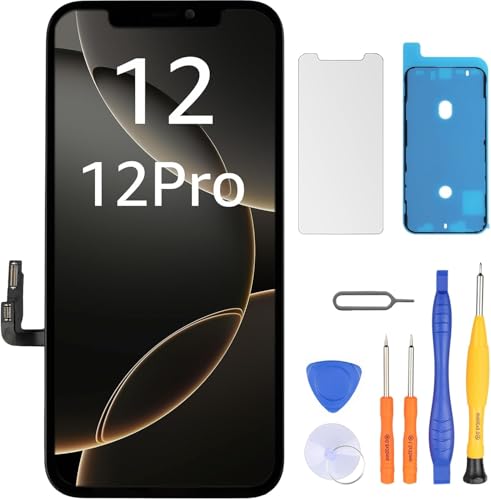 LL TRADER Display für iPhone 12/iPhone 12 Pro LCD 6.1" Bildschirm Ersatz FHD Touchscreen 3D Touch Digitizer Rahmen Montage und Reparaturkits 20251 LL TRADER Display für iPhone 12/iPhone 12 Pro LCD 6.1" Bildschirm Ersatz FHD Touchscreen 3D Touch Digitizer Rahmen Montage und Reparaturkits 20251 von LL TRADER