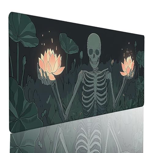 Lotus Gaming Mauspad XXL 700x400x3mm, Mousepad Schwarz Schreibtischunterlage Wasserdicht Rutschfest Mouspad mit VernäHten Kanten Verbessert PräZision und Geschwindigkeit Geeignet für BüRospiele 45-H Lotus Gaming Mauspad XXL 700x400x3mm, Mousepad Schwarz Schreibtischunterlage Wasserdicht Rutschfest Mouspad mit VernäHten Kanten Verbessert PräZision und Geschwindigkeit Geeignet für BüRospiele 45-H von LLEDAOZN