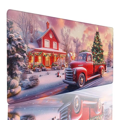Weiß Gaming Mauspad XXL 70 x 40 cm, Mousepad Winter Schreibtischunterlage Wasserdicht Und Rutschfest Mouspad mit VernäHten Kanten Verbessert PräZision und Geschwindigkeit Geeignet für BüRospiele 00-6 Weiß Gaming Mauspad XXL 70 x 40 cm, Mousepad Winter Schreibtischunterlage Wasserdicht Und Rutschfest Mouspad mit VernäHten Kanten Verbessert PräZision und Geschwindigkeit Geeignet für BüRospiele 00-6 von LLEDAOZN