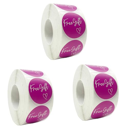 3 Rollen Frees Aufkleber Runde Etiketten Kleine Unternehmen Aufkleber Selbstklebende Aufkleber Dekorative Aufkleber Partyzubehör 3 Rollen Frees Aufkleber Runde Etiketten Kleine Unternehmen Aufkleber Selbstklebende Aufkleber Dekorative Aufkleber Partyzubehör von LLHCF
