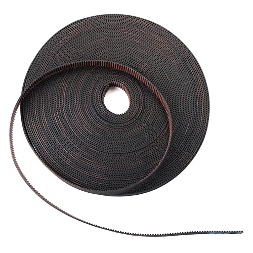 3D-Druck-Zahnriemen, 2 m, 5 m, offener Zahnriemen, 9 mm Breite, Gummi, Fiberglas, passend für RepRap Rostock 3D-Druck-Zahnriemen, 2 m, 5 m, offener Zahnriemen, 9 mm Breite, Gummi, Fiberglas, passend für RepRap Rostock von LLHCF