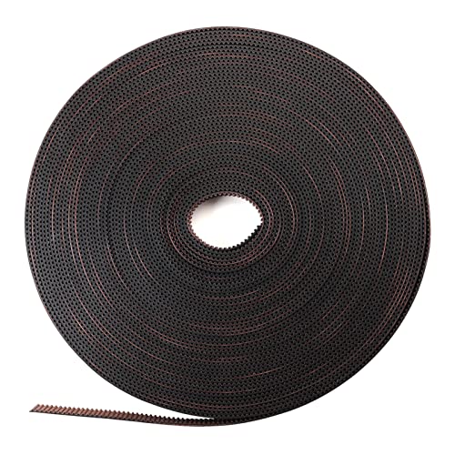 3D-Druck-Zahnriemen, 2 m, 5 m, offener Zahnriemen, 9 mm Breite, Gummi, Fiberglas, passend für RepRap Rostock 3D-Druck-Zahnriemen, 2 m, 5 m, offener Zahnriemen, 9 mm Breite, Gummi, Fiberglas, passend für RepRap Rostock von LLHCF