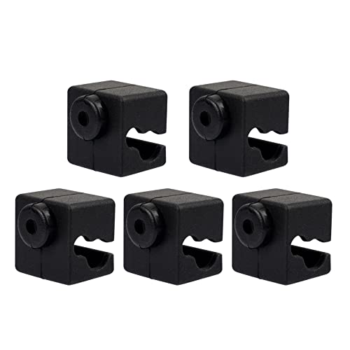 3D-Drucker-Heizblock-Socken für Original-I3Mega/Chiron V5 Extruderdüse, schützendes Silikon, 5 Stück 3D-Drucker-Heizblock-Socken für Original-I3Mega/Chiron V5 Extruderdüse, schützendes Silikon, 5 Stück von LLHCF