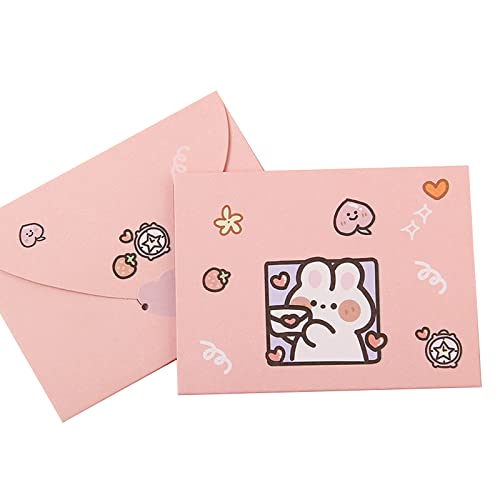 Cartoon Dankeskarte Umschlag Grußkarte Lovely Brief Briefpapier Einladungskarte Postkarte von LLHCF