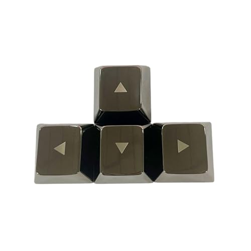 Elegante Ersatz-Tastenkappen aus Legierung für mechanische Computer-Tastaturen, 4 Stück von LLHCF